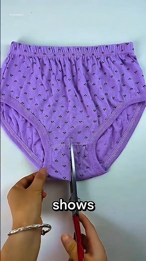 DIY Old Underwear Into a Wearable Top‼️😱