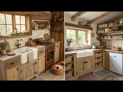 Cozy Cottage Kitchen Design Ideas | Vintage Style for Small Spaces.