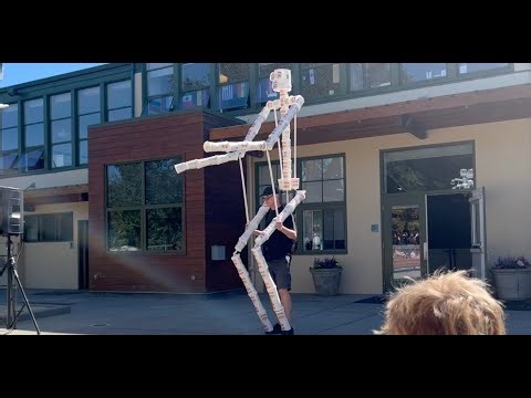 How to build a Giant Walking Skeleton Puppet