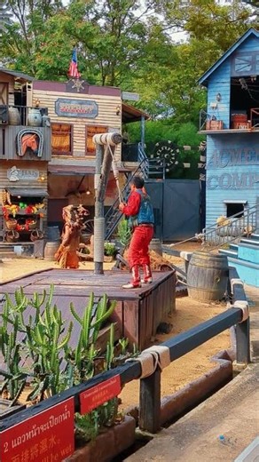 Western Cowboy Stunt Show । Safari World Bangkok । EP-9