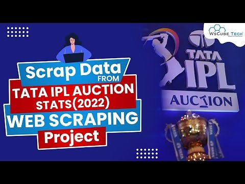 Scrap Data from TATA IPL Auction Stats 🏆 | Web Scraping with Python 🐍