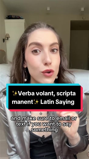 ✨Verba volant, scripta manent - Spoken words fly, written words stay✨ Probably one of the best advice you can get from Ancient Roman wisdom! This Latin motto reminds us how if we want something to stay and survive the test of time we have to write it down! Because oral communication is inherently fleeting 🤍 . . . . . . . . . , #edutok #romanhistory #roman #ancientrome #learn #learnontiktok #learnwithtiktok #learntok #ancientcivilizations #ancientworld #classics #legaladvice #lifeadvice #wisewor