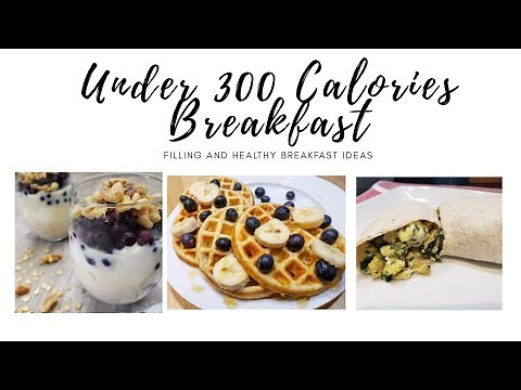 UNDER 300 CALORIES BREAKFAST IDEAS