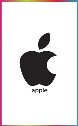 How to draw the Apple Logo #shorts #illustrator #logodesign