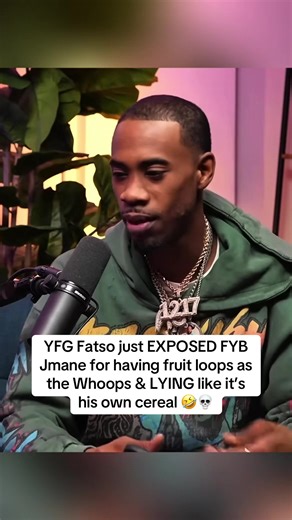 YFG Fatso just EXPOSED FYB Jmane for having fruit loops as the Whoops & LYING like it’s his own cereal 🤣💀 #yfgfatso #fybjmane #fyp
