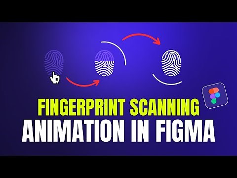 FINGERPRINT SCANNING Animation in FIgma | Figma Animation Tutorial