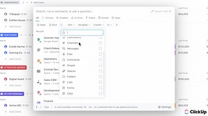 🚨 BREAKING: The July recap is in for time-saving updates! Here's what's new: ﻿🟣﻿ Redesigned Command Center ﻿🟣﻿ Voting options in Custom Fields ﻿🟣﻿ Preview Slack links directly in ClickUp ﻿🟣﻿ NEW Salesforce Integration ﻿🟣﻿ Refreshed ClickUp Desktop App Brought to you monthly by Chad Fry and John Magenta 🫡 | ClickUp