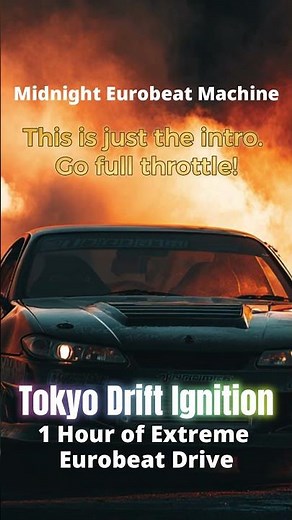 🔥 Tokyo Drift Ignition – 1 Hour of Extreme Eurobeat Drive 🔥- Tokyo Style Night Drive MIX #automobile