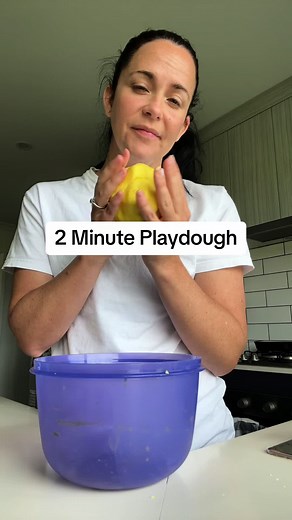 Easy Homemade Playdough Recipe in Just 2 Minutes