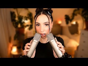 ASMR wet Mouth Sounds 👄 with 2 Mics for intense relaxation 🧘🏻‍♀️💆🏻‍♀️ No talking 🤫