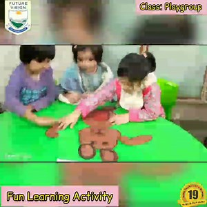 Happy Learning Activity: Fun learning Class: Play Group Future Vision School System More than Just a School #keep_it_up #futureleaders #StartYourFutureToday #startYourJourneyOnceAgain #EducationExcellence #BrightFuturesAhead #EducationMatters #CommitmentToExcellence #InspiringYoungMinds #ShapingTheFuture #academicexcellence FVSS (Junior Campus) | Future Vision School System