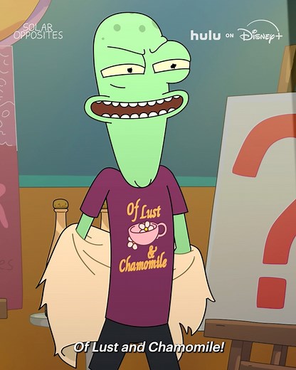 It’s a healthy obsession. #SolarOpposites | Solar Opposites