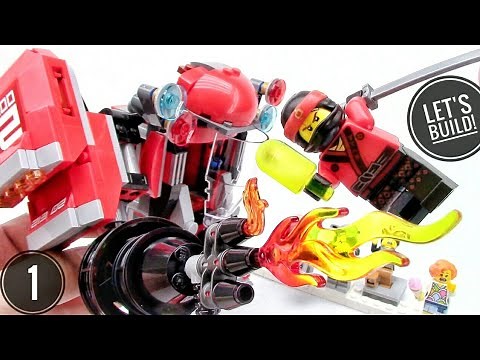 LEGO NINJAGO: Fire Mech 70615 - Let's Build part 1