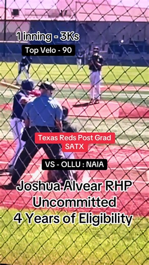 Texas Reds Post Grad Baseball Highlights