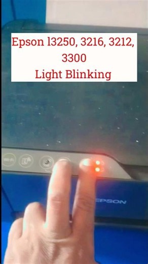 Epson Printer Blinking Problem Fix | Epson L3200, L3210, L3215, L3250 #Epson #PrinterRepair