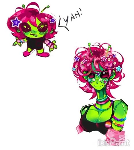 An alien OC #speedpaint
