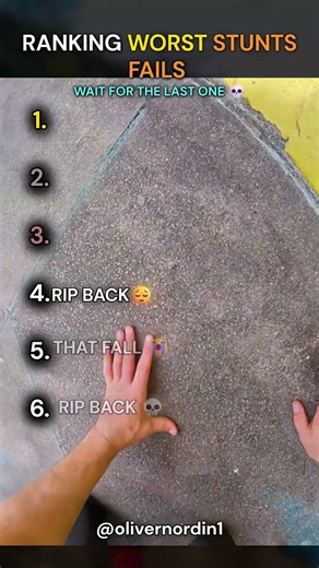 Ranking Worst Stunt Fails 😭 #fails #stunts #funny