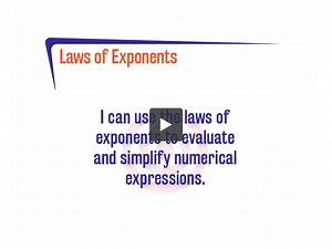 FL27SP 2A.11.1 Numerical Expression with Whole Number Exponents