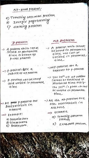 Difference between P and NP problem in DAA | semester Exam |