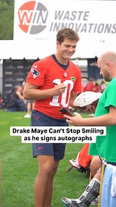 17K views · 144 reactions | Drake Maye signing autographs for fans, he loved the Tar Heels jersey  | New England Patriotz Eye Candy Land | Facebook