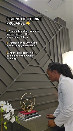 5 Signs of Uterine Prolapse #uterineprolapse #womenhealth