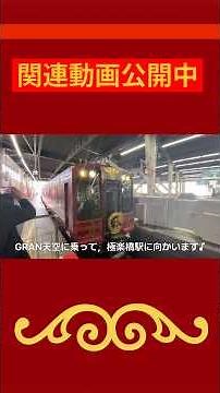 南海高野線の観光列車GRAN天空に乗ってみた！［鉄道動画ショート］ #周鉄特急 #鉄道 #電車 #train #南海電車 #南海電鉄 #南海高野線 #天空 #GRAN天空 #チャンネル登録お願いします