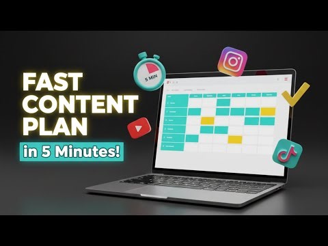 Create a Content Calendar in 5 Minutes (Simple Guide!)