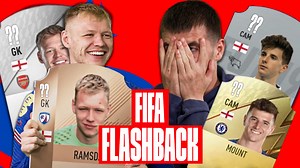303K views · 7.4K reactions | "How have I gone from a gold to a silver?!"  Things got a bit lively when Aaron Ramsdale and Mason Mount looked back on their historic #FIFARatings! | England football team | Facebook