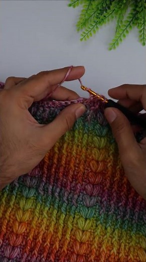 Sunbeam Crochet Puff Stitch Blanket Easy Blanket Crochet Pattern #crochethome