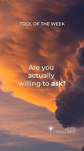 Are you actually willing to ask? Are you willing to be curious? Are you willing to invite in possibilities beyond what your mind can fathom? Or are you comfortable attempting to create a predictable life? 😏 You see, it’s asking the question that will open up the space for things to appear. When you aren’t willing to ask, you’re moving forward in a path of conclusion. It’s not wrong! It’s just a limitation. Asking for information, for possibilities, expands out your sphere of awareness. But, you