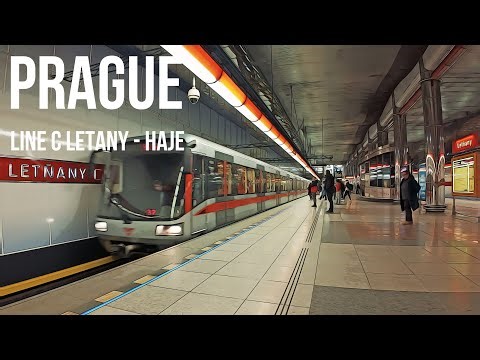 PRAGUE METRO: Line C Letany - Haje