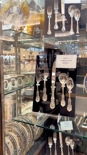 Ever wonder what it feels like to dine like nobility, with history cradled in your hands? This is sterling silver pattern Francis I by Reed & Barton. #athomewithreplacementsltd #tablesetting #tablescape #tablestyling #homedecor #tableware #maximalist #maximalism #grandmillenial #vintagecollection #tablewareset #reedandbarton #flatware #silverware #history #flatwarecollection #tabledecor | Replacements, Ltd.