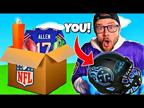 Opening a $5000 NFL Mystery Box BUT I Give Every Item Away to My Subscribers!