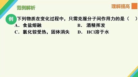 第3章-分子间作用力（理解提高）