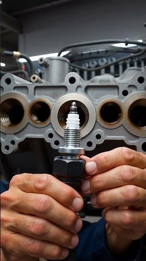 How mechanics replace spark plugs fast #diy #carmaintenance