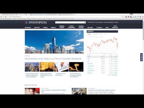 Investopedia Stock Simulator Getting Started