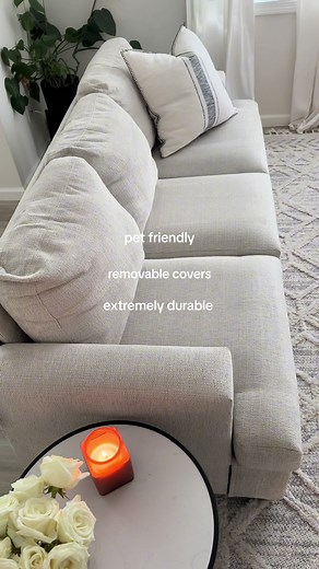 $300 amazon couch review ☁️☁️☁️ #amazon #amazoncouch #amazoncouches #amazonfurniture #amazonfavorites #amazonprime #amazonreview #amazonapartmentfinds #amazonhomefinds