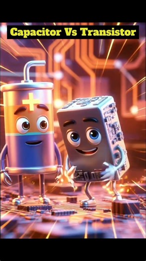 🔥 Capacitor Vs Transistor😱#transistor #capacitor #sciencefacts