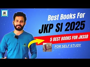 Best Books for JKP SI 2025 Exam | 5 Important Books for JKSSB Exams | Self Study Books #jkssb