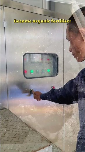 Food waste is treated by ourcomposting machine and turnedinto fertilizer. #compostingmachine