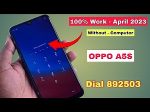 Oppo A5s Hard Reset || Oppo A5s Password Unlock | Without Pc 2023 | Oppo A5s Ka Lock Kaise Tode