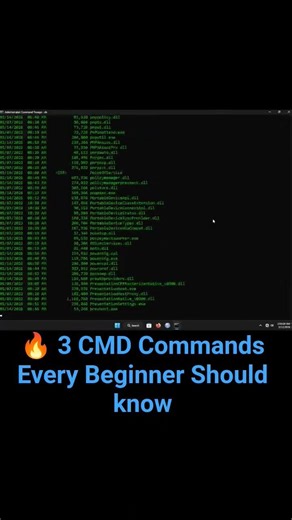CMD Commands Every Beginner Should Know #shorts