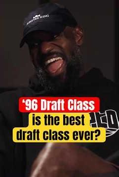 ‘96 Draft Class is the best ever? #lebron #nbadraft #kobebryant #nbatalk #nbadiscussion #fyp