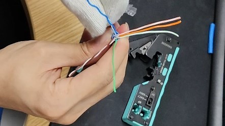 六类网线水晶头制作方法