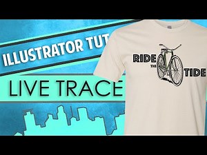 Live Trace in Adobe Illustrator - T-Shirt Design