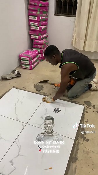 Wall Tiling Techniques in Vryheid Hlobane