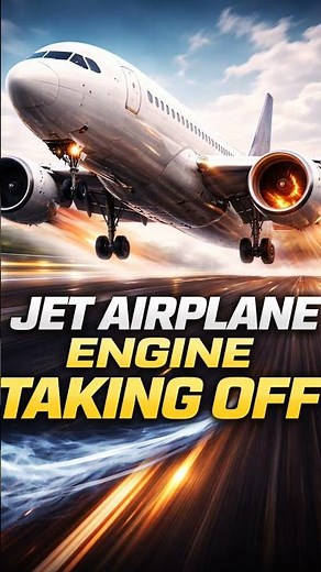 Jet Airplane Engine Taking Off 🔥✈️ | Powerful Aircraft Takeoff Sound Effect