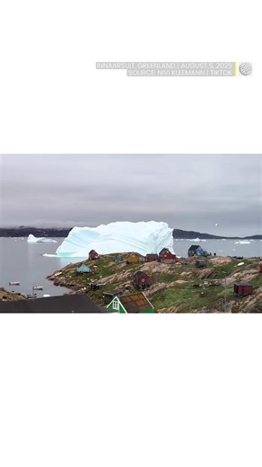 98K views · 1.5K reactions | ❄️ This iceberg literally flipped the script, pulling a full-on barrel roll right off the coast of a tiny Greenland village. Thankfully, no one was hurt. #Iceberg #Greenland | The Weather Network | Facebook