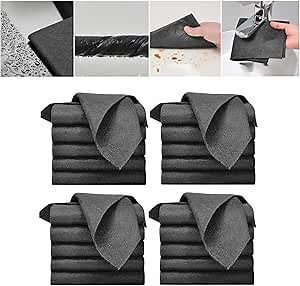 2023 New Thickened Magic Cleaning Cloth, Reusable Thicken Magic Fiber Microfiber Cleaning Cloth, Cleaning Cloths Rags for House Washable, Lint Free Microfiber Cleaning Cloth for TV Cars Windows (20PC)