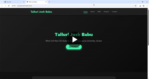 #webdevelopment #webdesign #responsivedesign #html #css #javascript #frontenddevelopment #skillcrafttechnology #internship #portfolio #coding #softwaredevelopment #techinternship #programming… | Josh babu Talluri